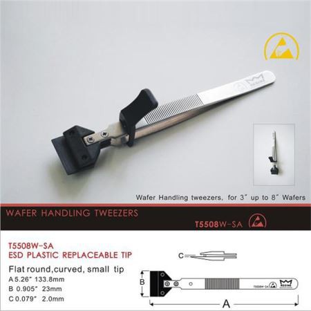 ESD Wafer Håndtering Tweezer